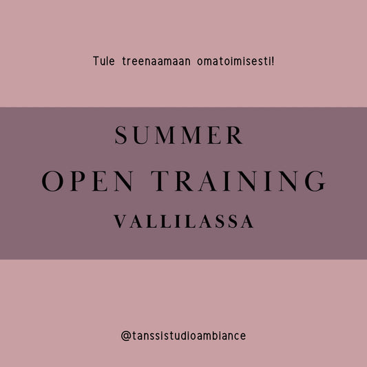 1h Open training (kesä 2026)